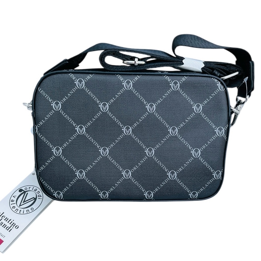 Valentino Orlandi NWT Black and Silver Camera Bag - Picture 5 of 6